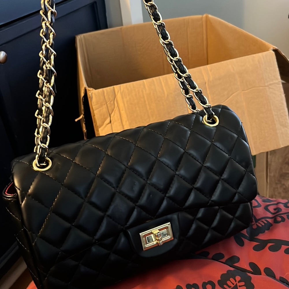 SOLD-Quilted crossbody bag
